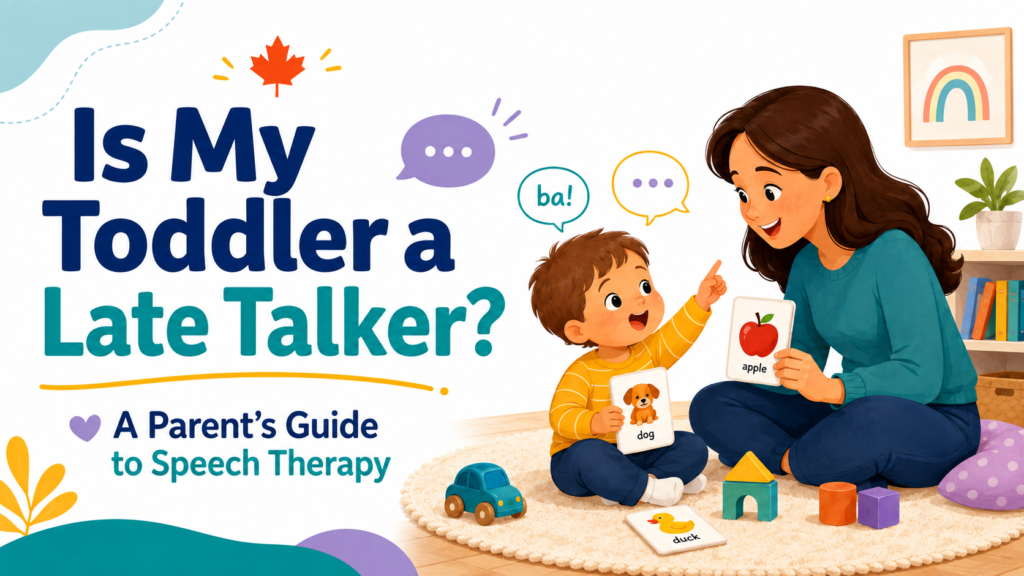 Is My Toddler a Late Talker? A Canadian Parent’s Guide to Speech Therapy