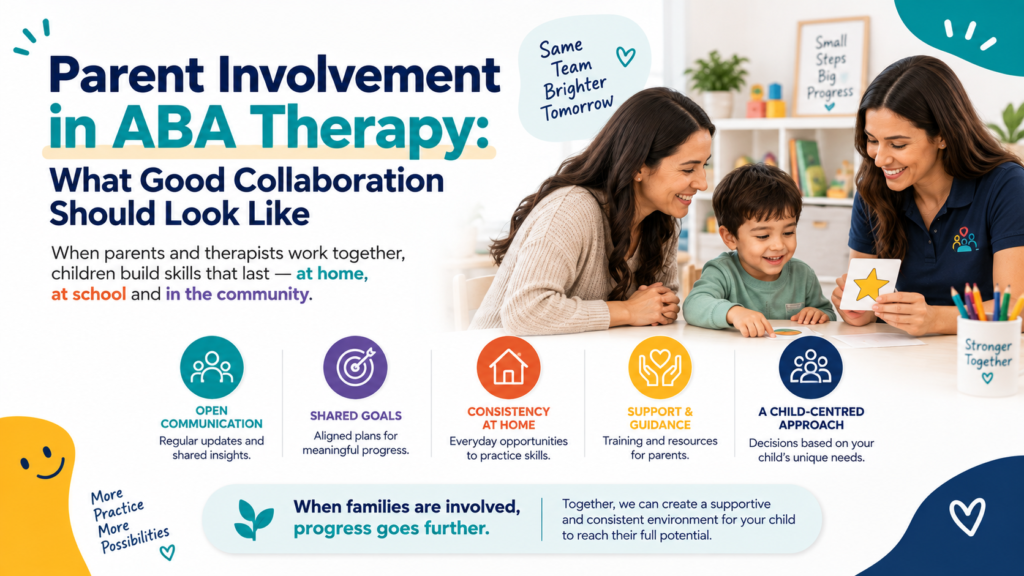 Parent Involvement in ABA Therapy: What Good Collaboration Should Look Like