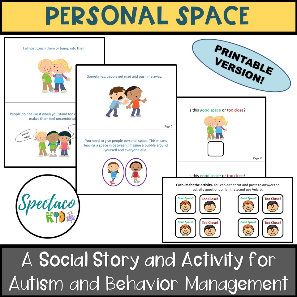 Personal Space A Social Story for Autism and Behavior Management