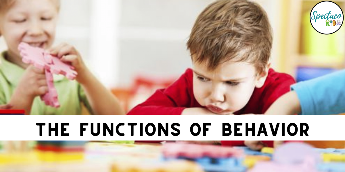 The Functions of Behavior – Spectacokids: Speech & ABA Therapy Milton