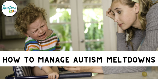 How To Manage Autism Meltdowns – Spectacokids: Speech & ABA Therapy Milton